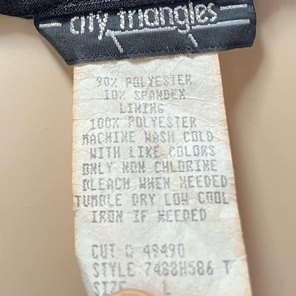 Vintage 90s Cocktail Midi Dress Black Square Neck Spaghetti Strap Size Large - Picture 9 of 10